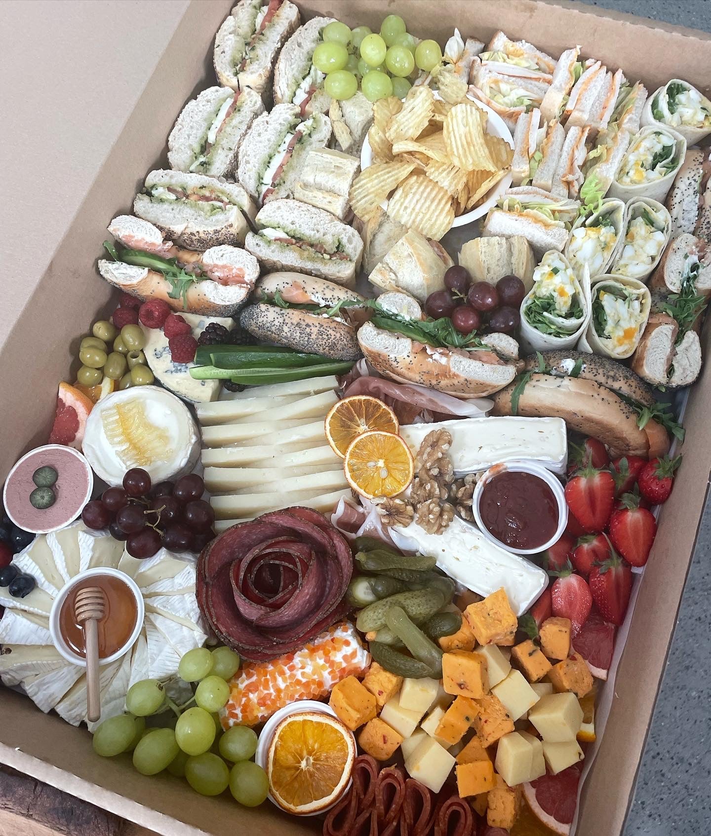 Half Cheese Half Sandwich Grazing Box
