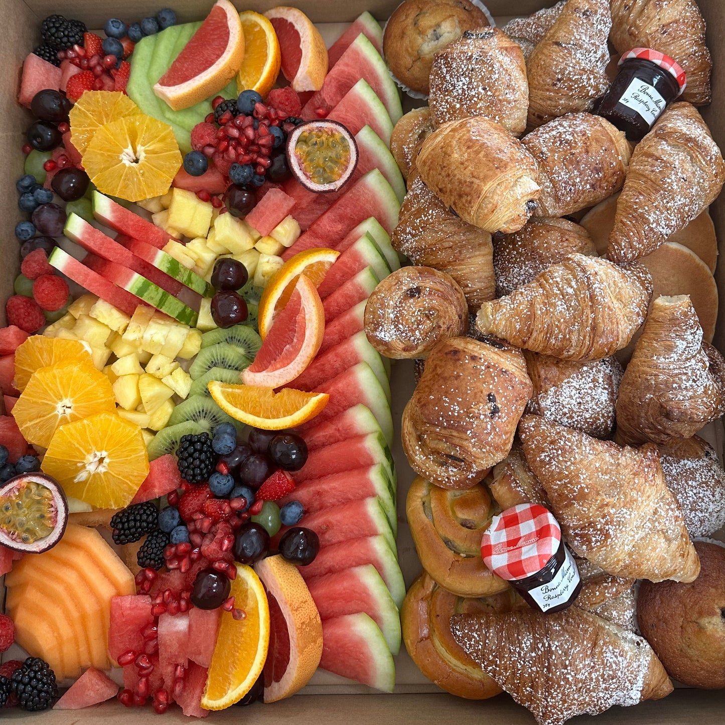 Pastry and Fruit Platter