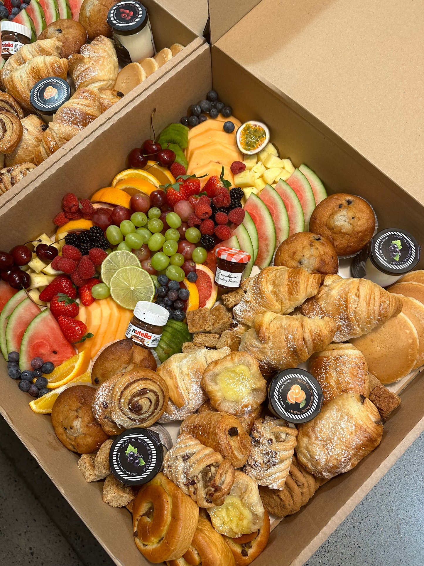 Pastry and Fruit Box