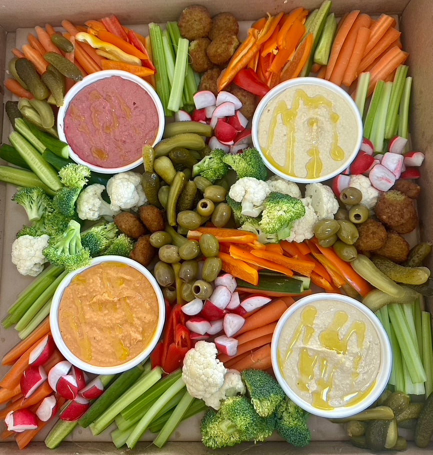 Hummus and Veggie Platter