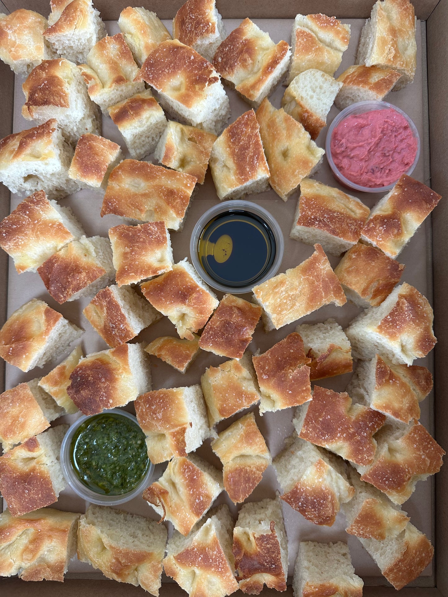 Homemade Focaccia Platter