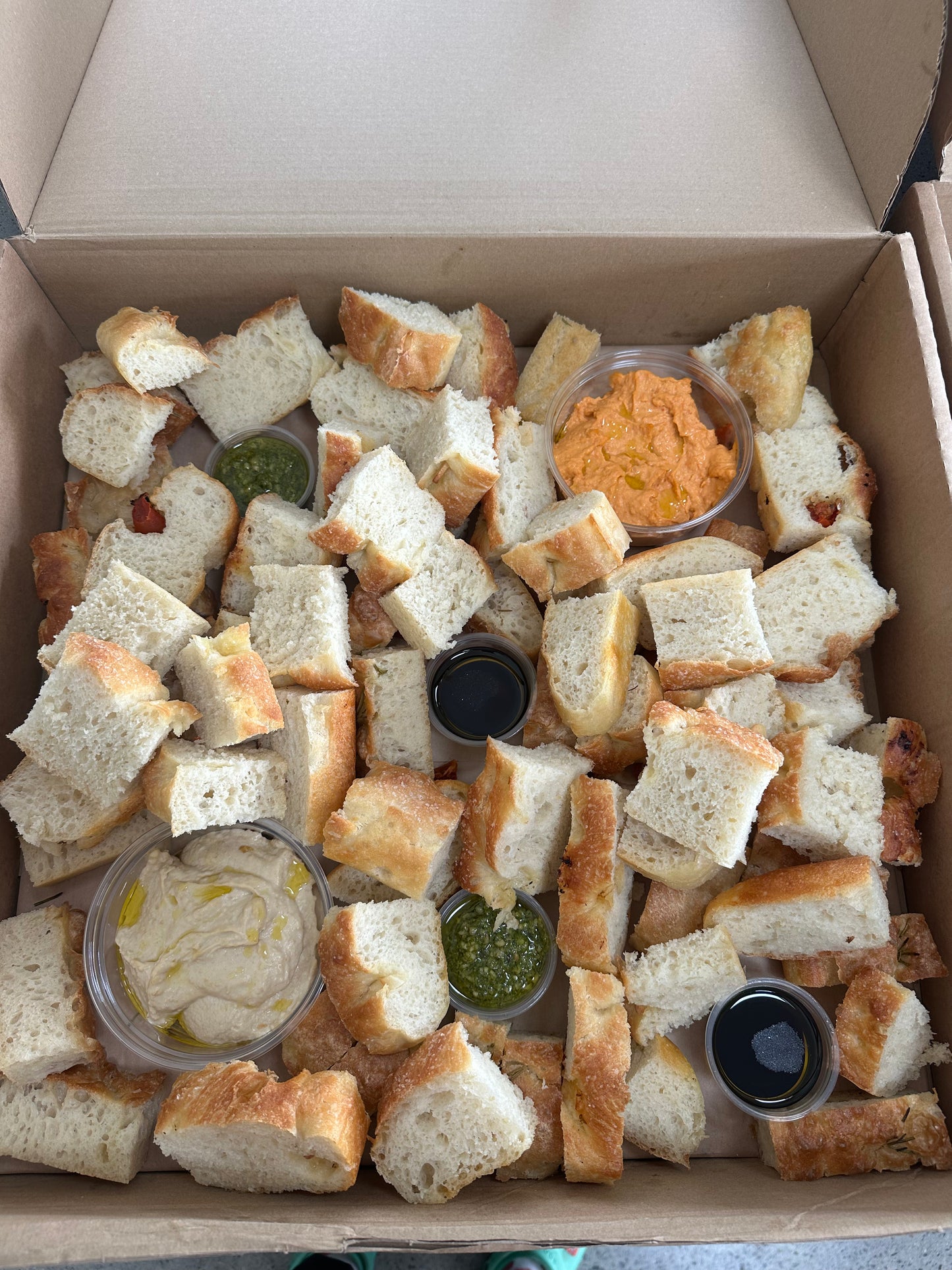 Homemade Focaccia Platter