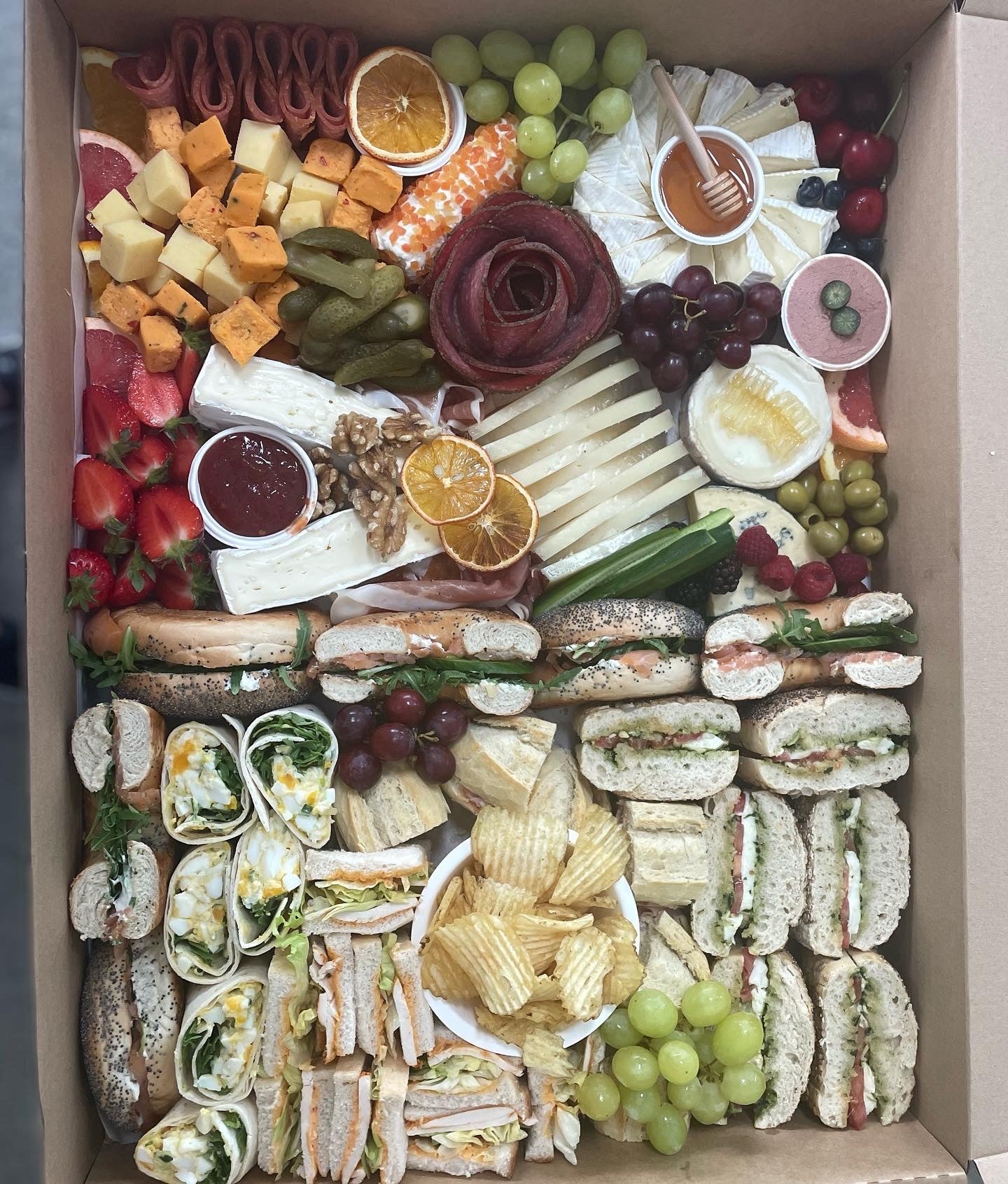 Half Cheese Half Sandwich Grazing Box
